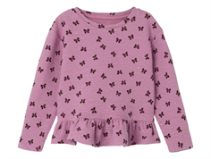 Name It mauve orchid bow top